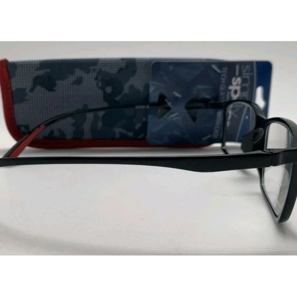 Foster Grant BECK BLK + 3.25 Readers SIMPLY SPECS TECH Reading Glasses